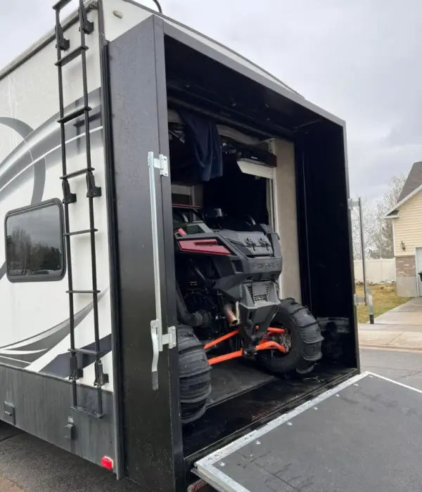 Custom built Toy Hauler extensions