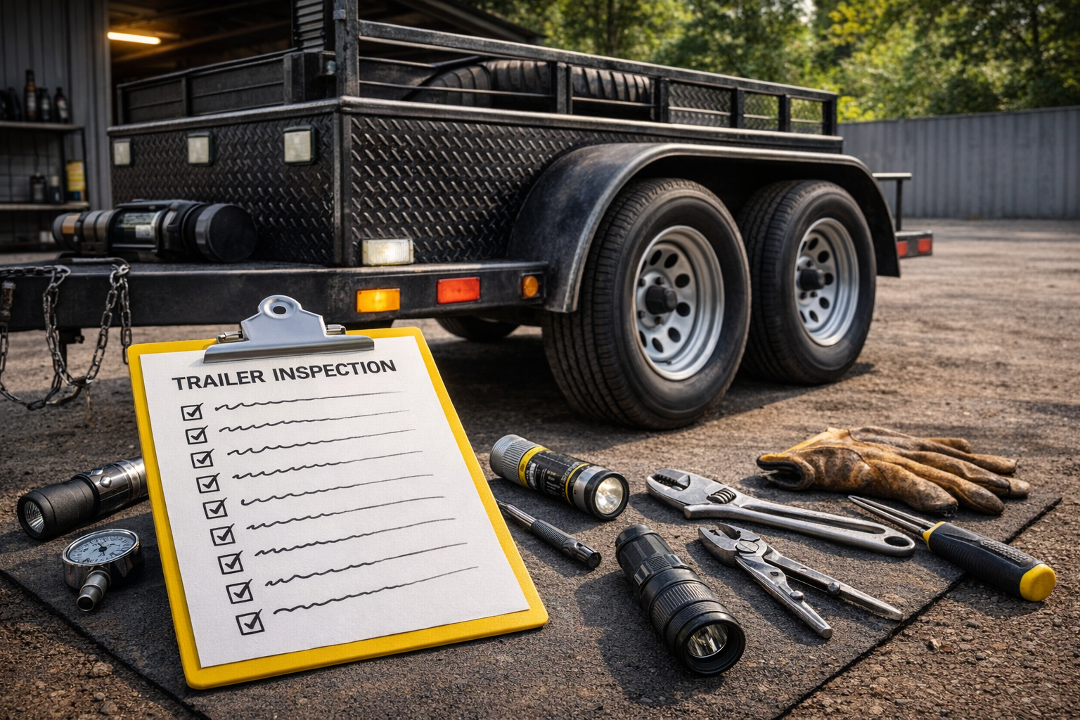 Trailer Ramp Inspection Checklist Trailer Inspection Checklist - A1 Trailer Repair And Welding