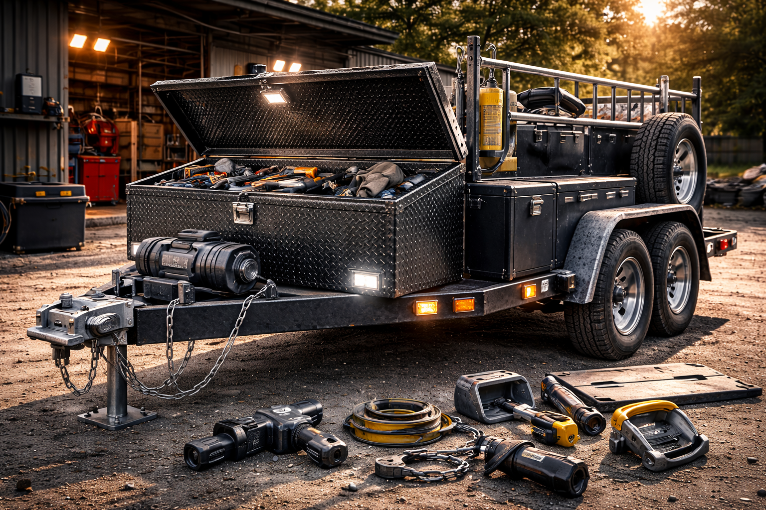 Trailers Modified Trailer Modifications for Safety, Storage, and Performance - A1 Trailer ...